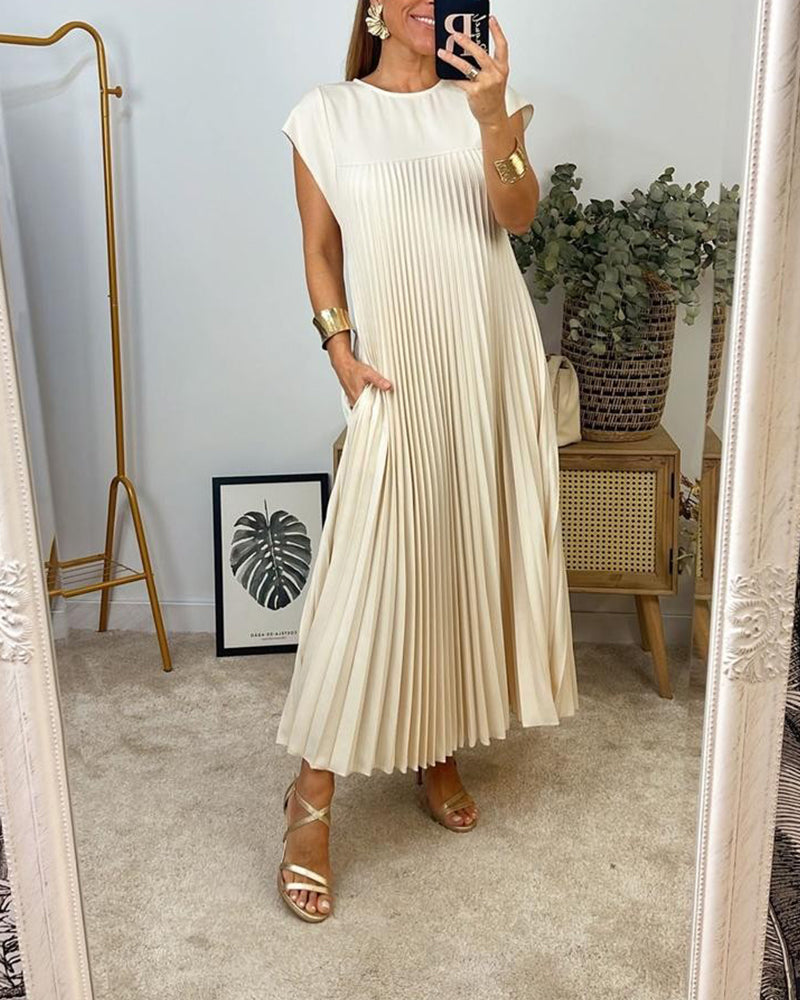 Vestido Elegancia Plisada