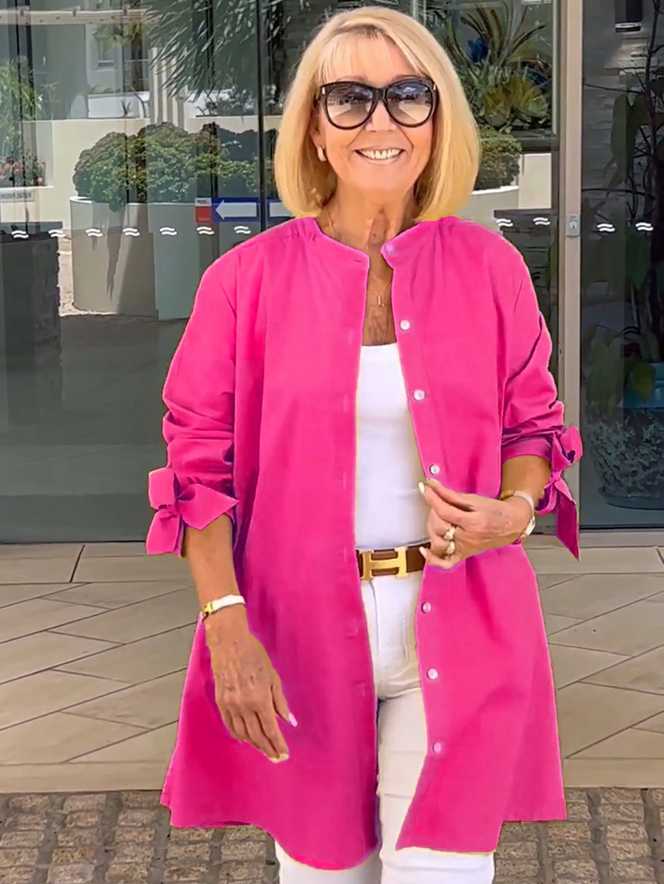 Chaqueta Verona – Estilo Oversize en Algodón Natural (¡Solo hoy: Compra 1 + 1 gratis!)