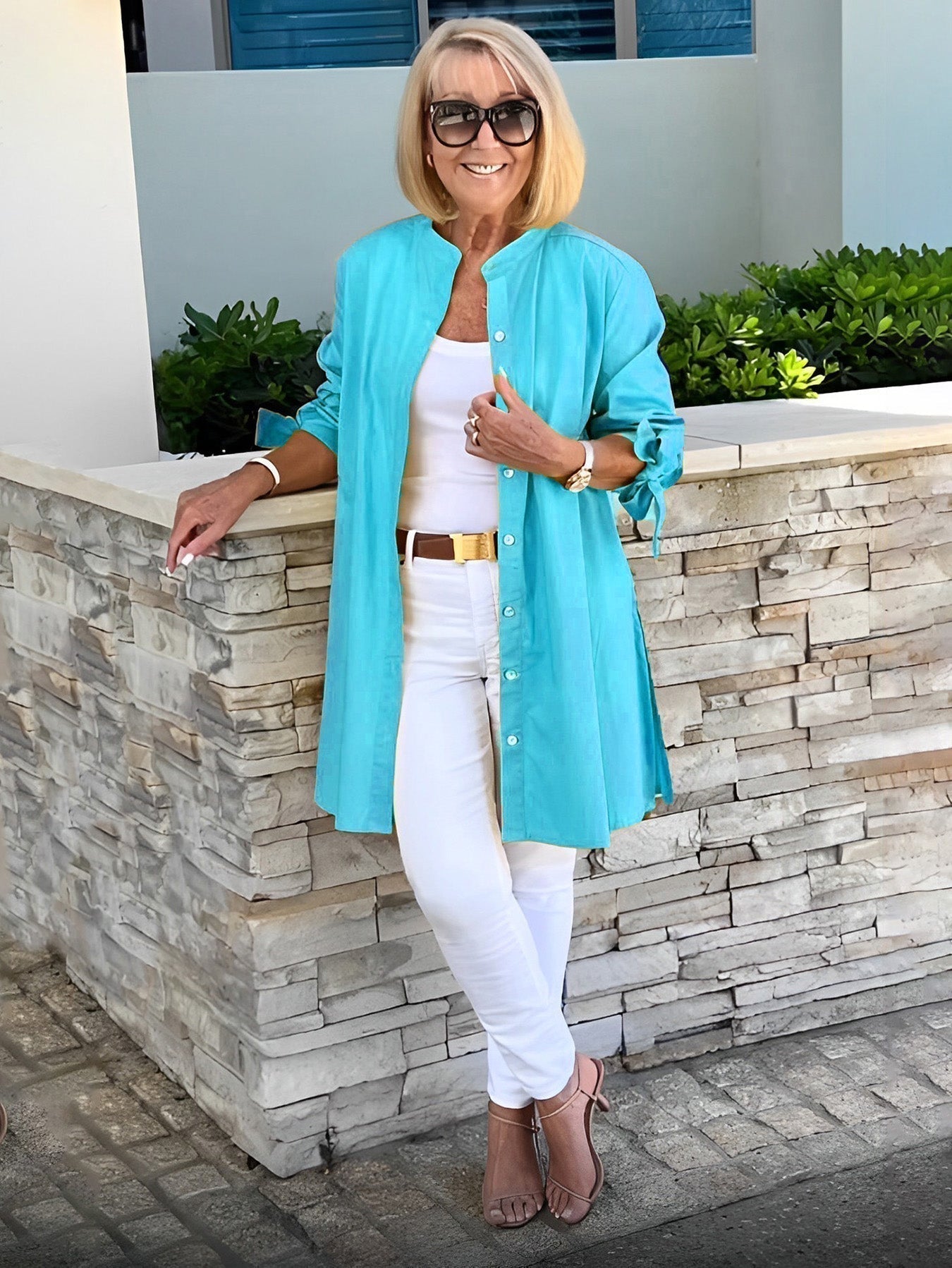 Chaqueta Verona – Estilo Oversize en Algodón Natural (¡Solo hoy: Compra 1 + 1 gratis!)