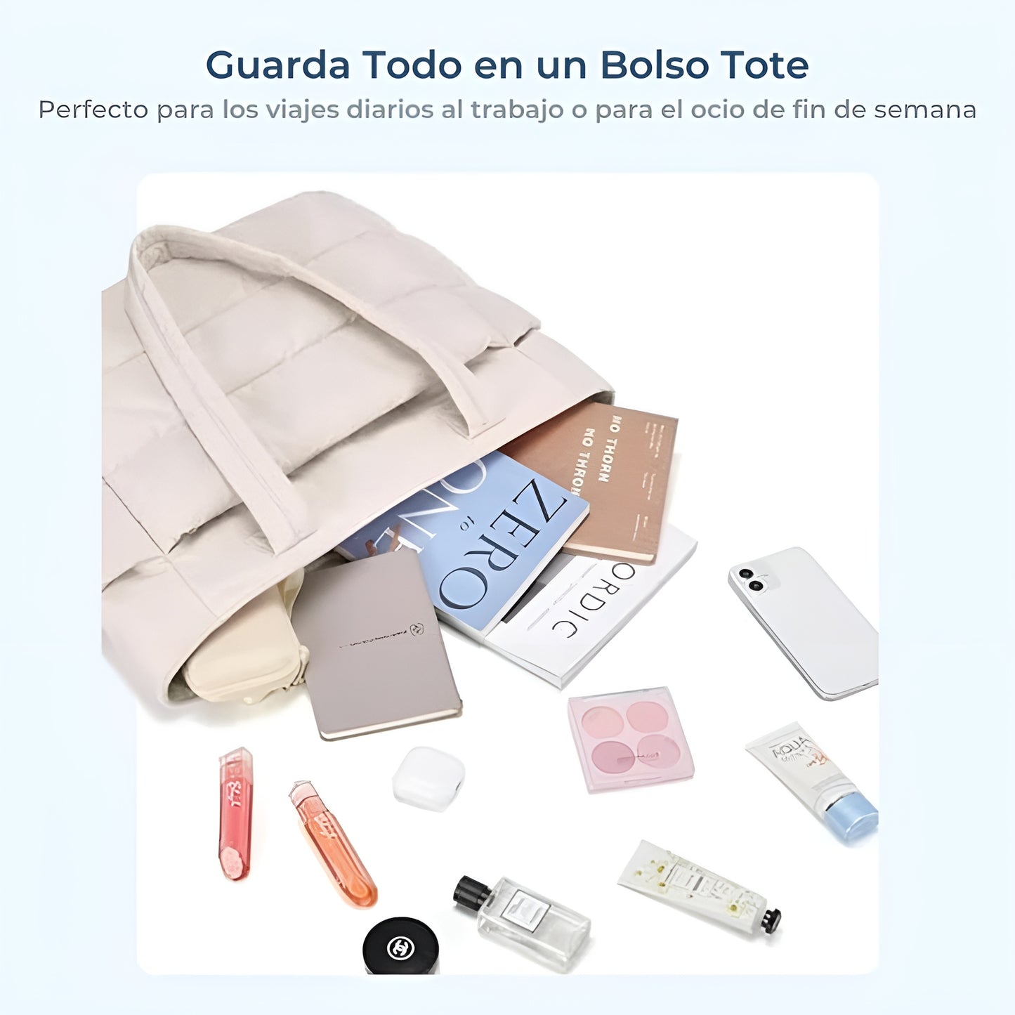Bolso Tote - Ligero y acolchado