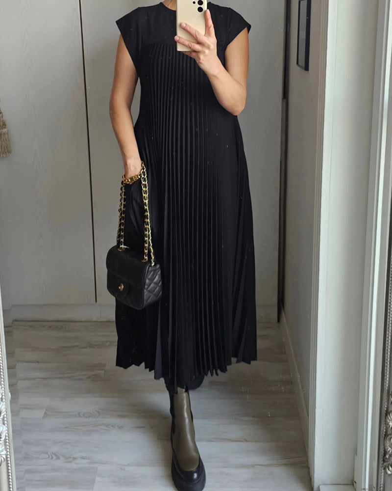 Vestido Elegancia Plisada