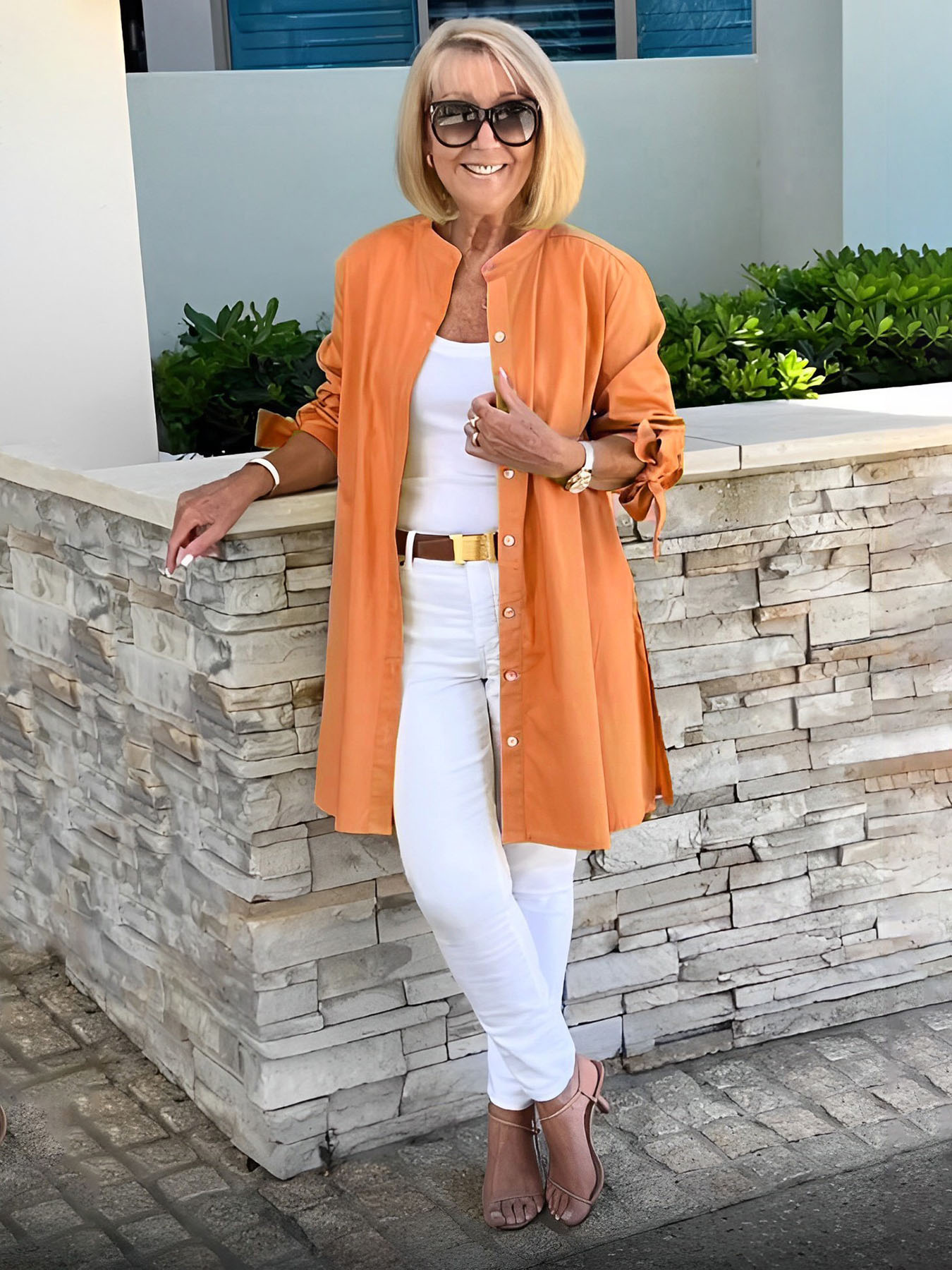 Chaqueta Verona – Estilo Oversize en Algodón Natural (¡Solo hoy: Compra 1 + 1 gratis!)