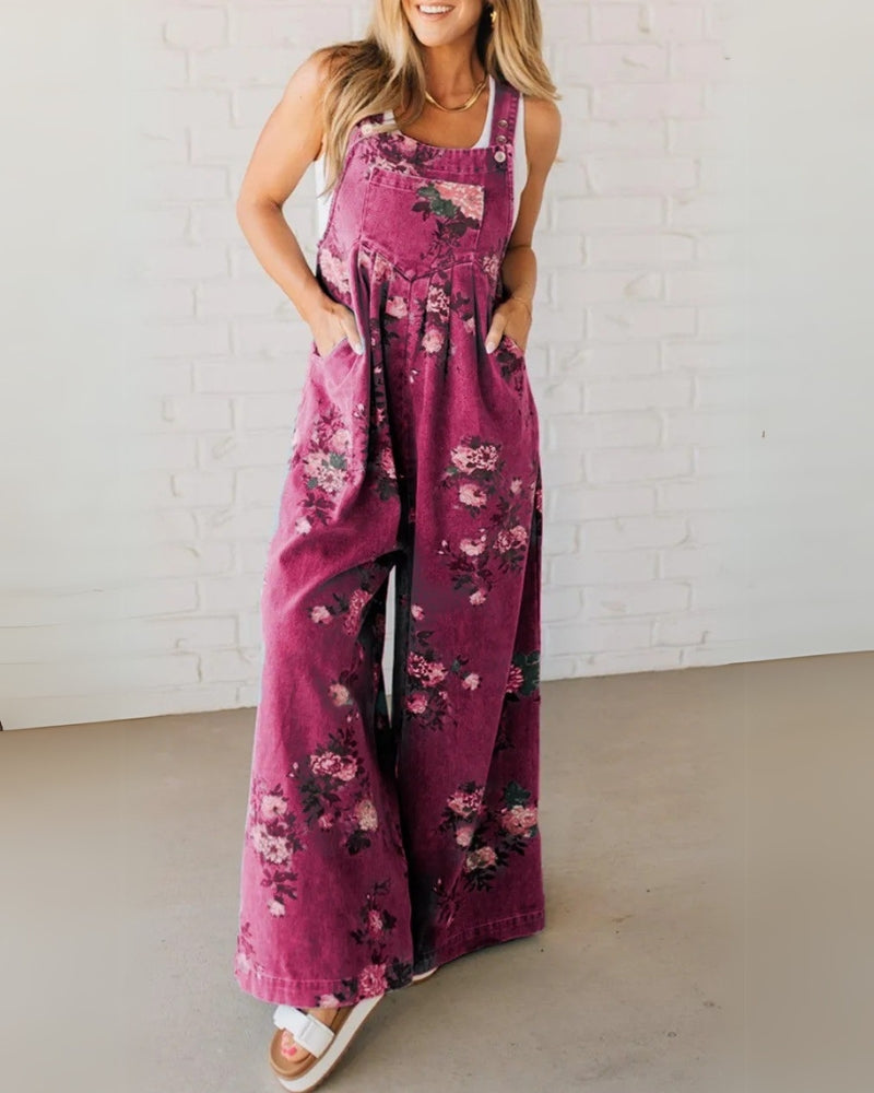 Mono Mirona – Delicadeza floral en Denim Chic