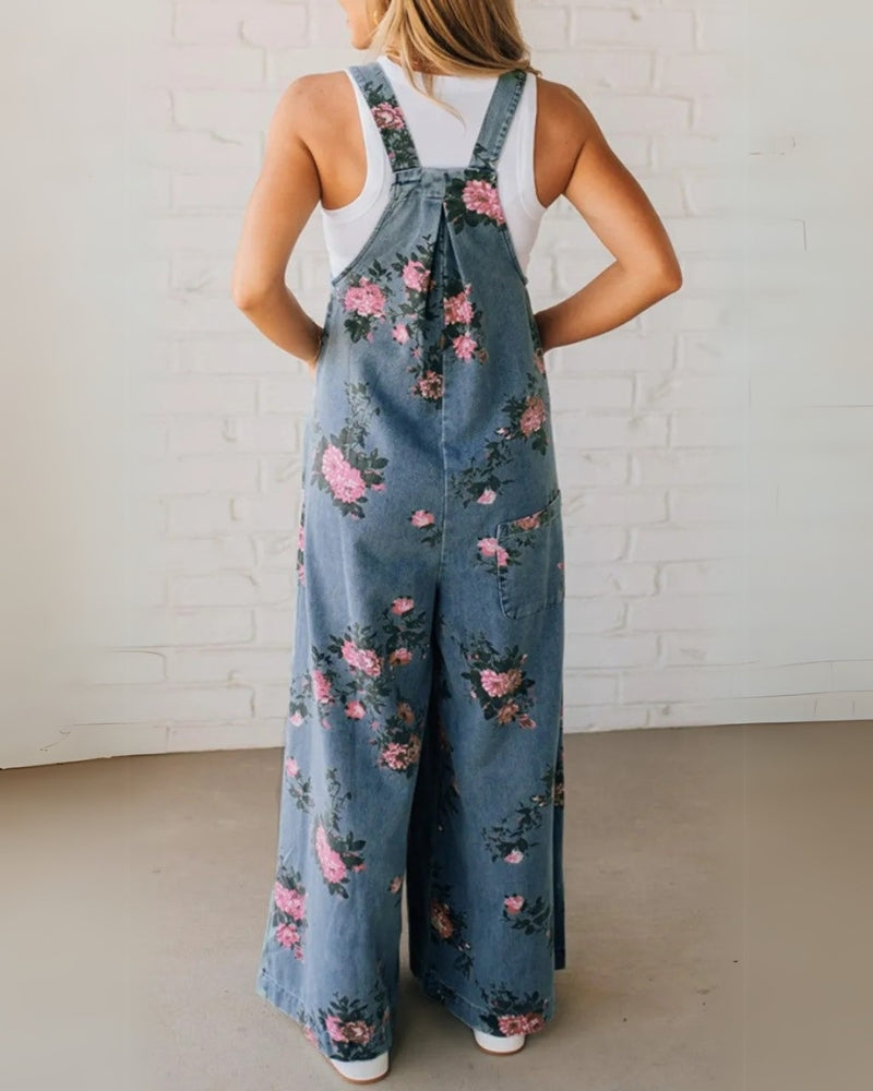 Mono Mirona – Delicadeza floral en Denim Chic