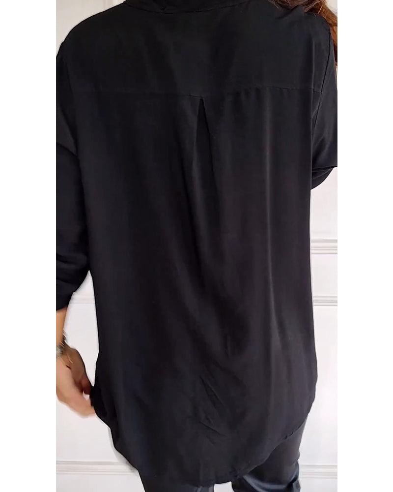 Blusa Casual con Lentejuelas