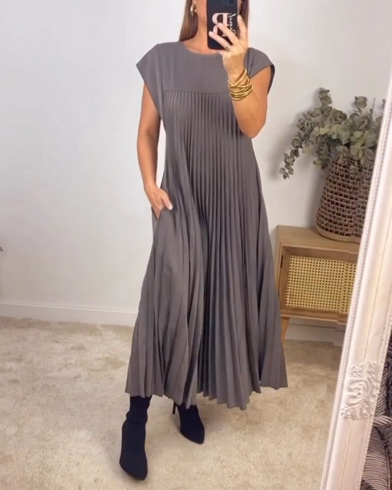 Vestido Elegancia Plisada