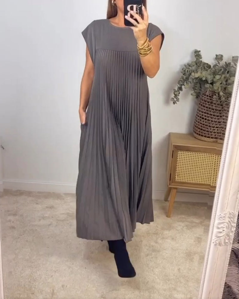 Vestido Elegancia Plisada