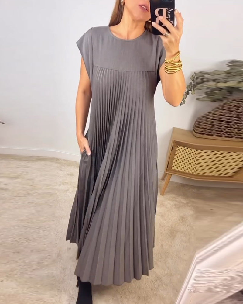Vestido Elegancia Plisada