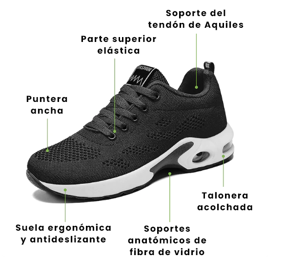 ConfortWalk Pro®: El Zapato Antidolor para Enfermeras | Turnos de 12h sin Dolor