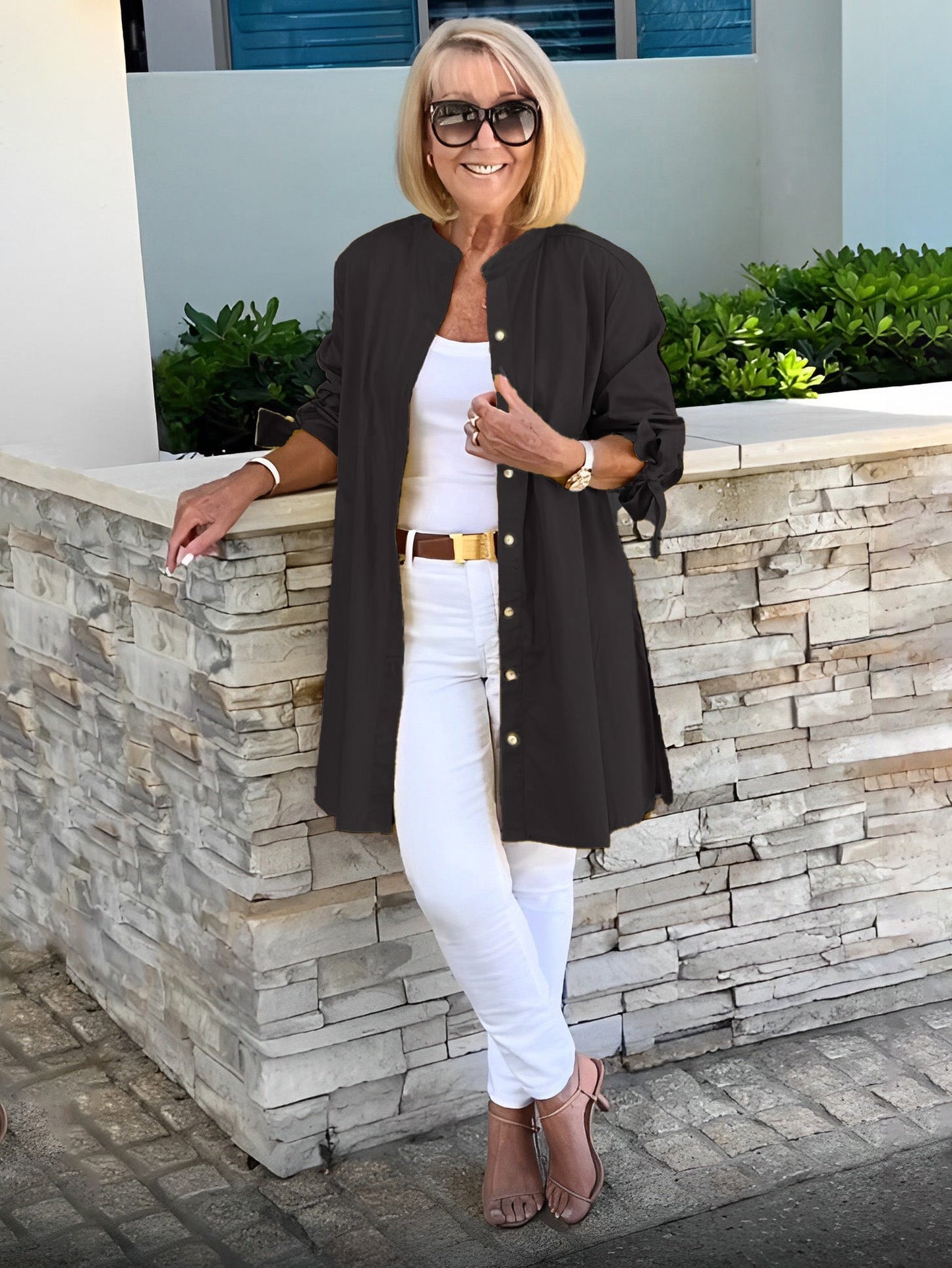 Chaqueta Verona – Estilo Oversize en Algodón Natural (¡Solo hoy: Compra 1 + 1 gratis!)