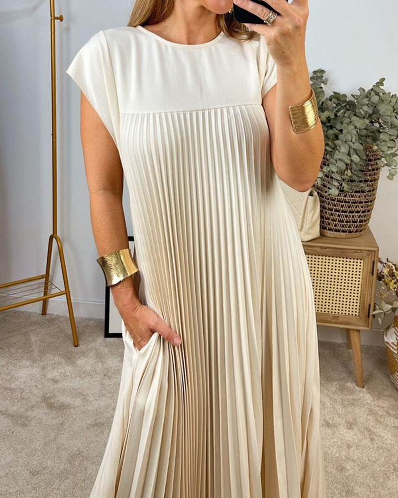 Vestido Elegancia Plisada