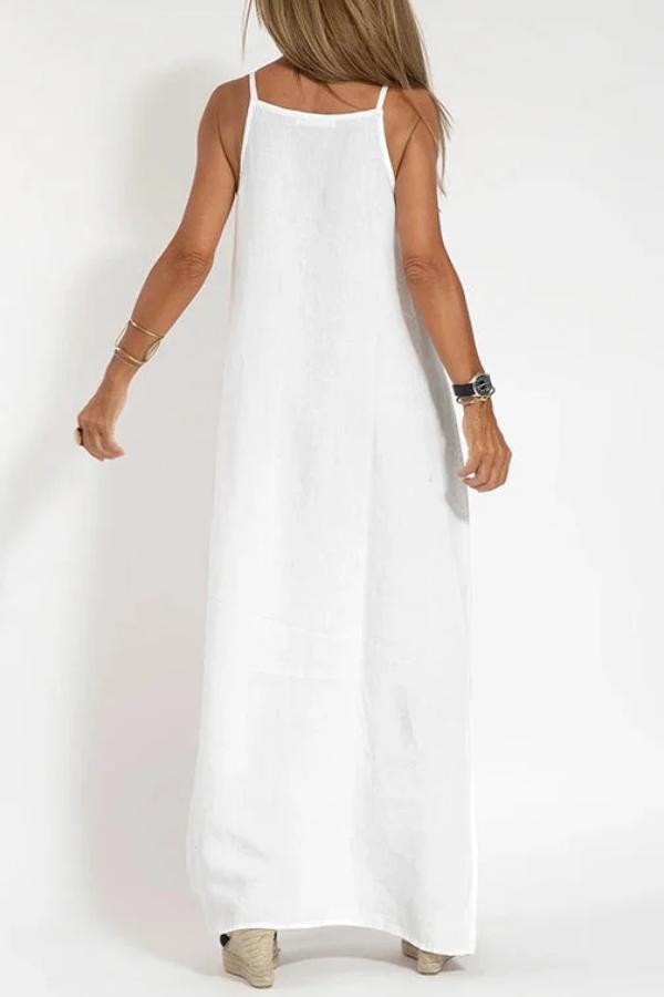 Vestido Zenith - Tela fresca y silueta recta relajante.