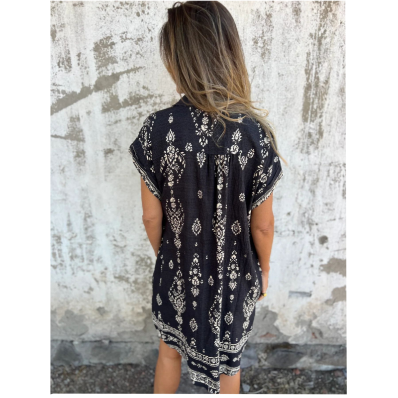Vestido Místico - Estampado detallado y soltura única