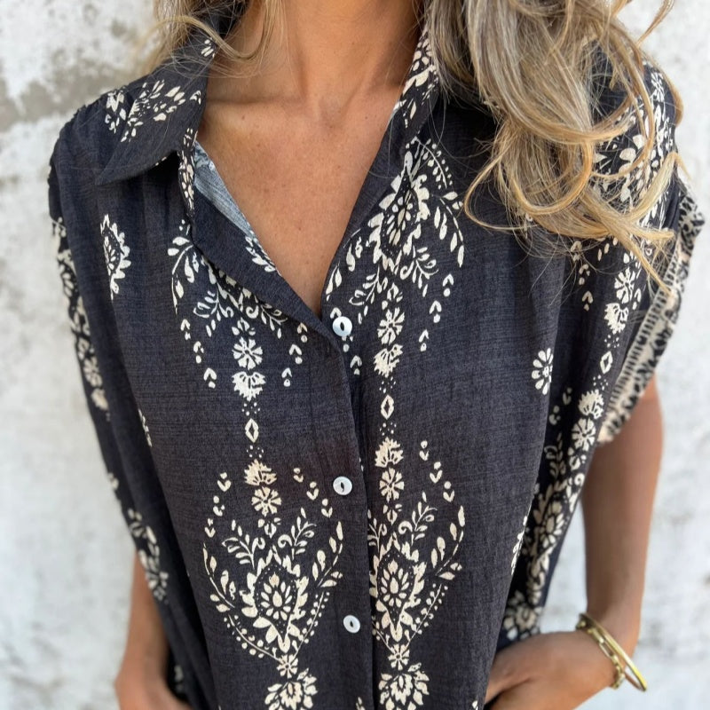 Vestido Místico - Estampado detallado y soltura única