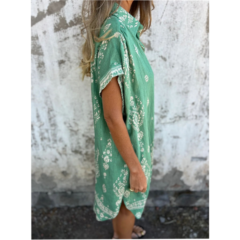 Vestido Místico - Estampado detallado y soltura única