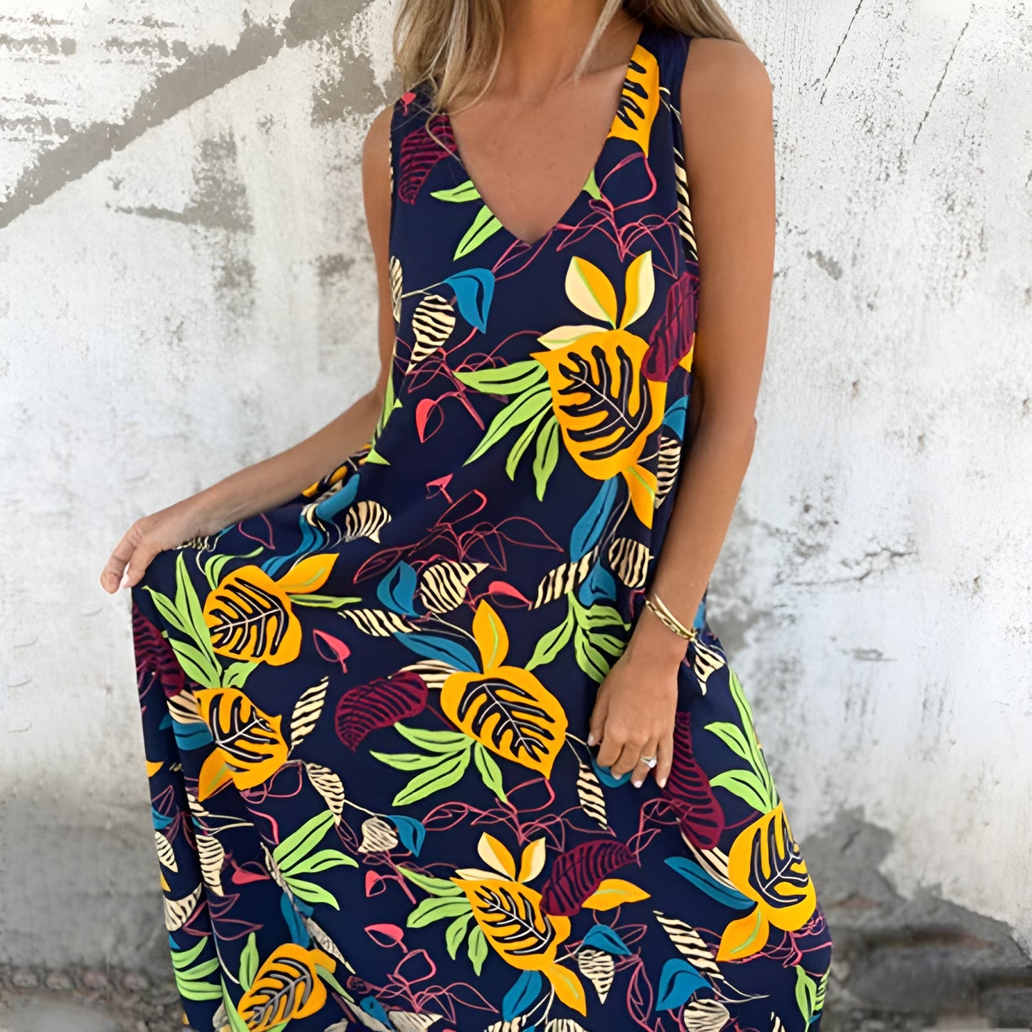 Vestido Helena - Estilo Tropical y Cómodo
