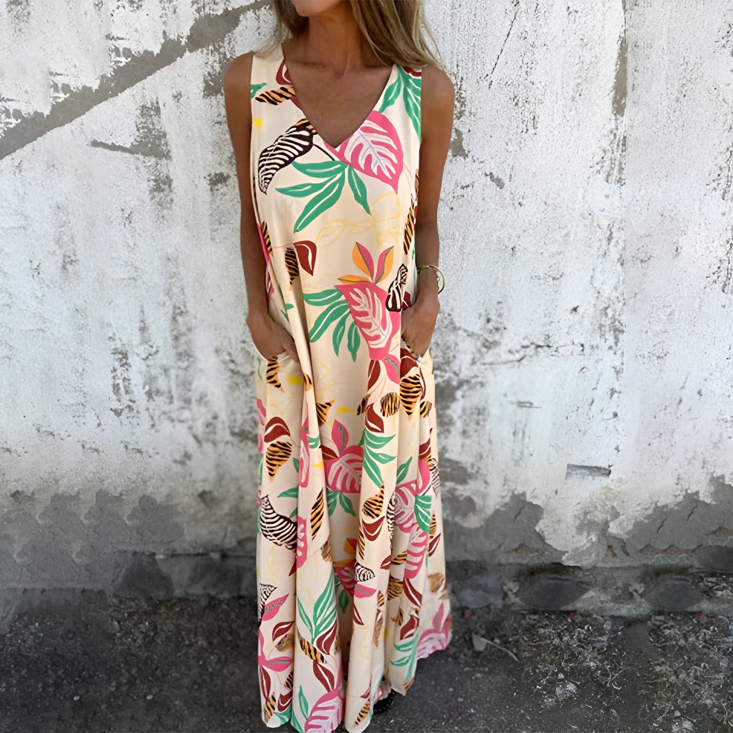 Vestido Helena - Estilo Tropical y Cómodo