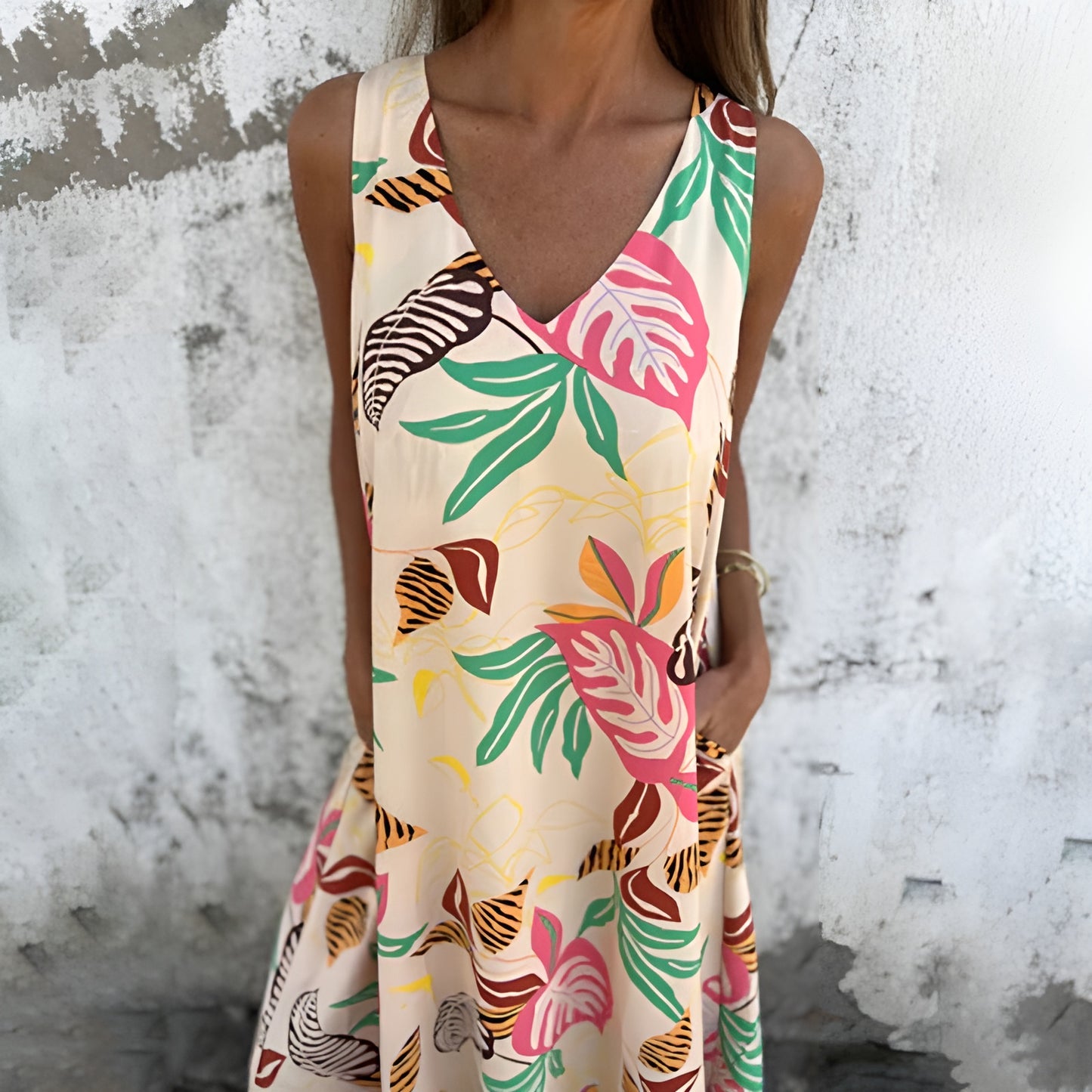 Vestido Helena - Estilo Tropical y Cómodo