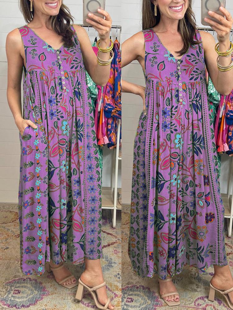 Mono Holgado con Estampado Floral Vintage