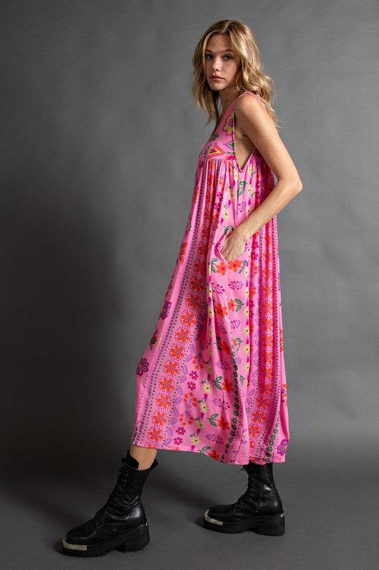 Mono Holgado con Estampado Floral Vintage