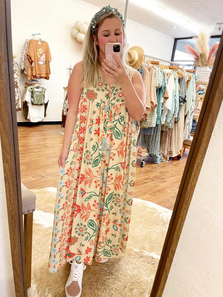 Mono Holgado con Estampado Floral Vintage