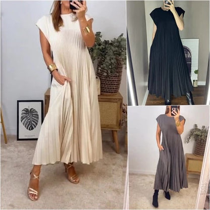 Vestido Elegancia Plisada