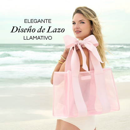 Bolso de playa con lazo y funda para teléfono