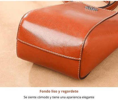 Bolso Bandolera Retro de Cuero