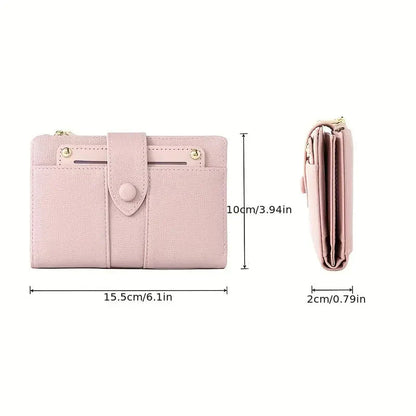 Billetera Bifold para Mujer + Pulsera de la suerte de REGALO