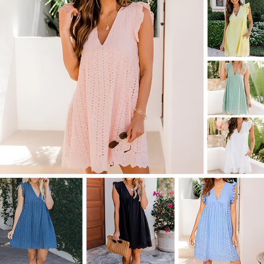 Vestido Luciana - Encaje calado de Estilo elegante