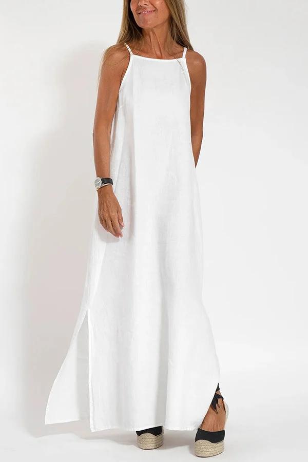 Vestido Zenith - Tela fresca y silueta recta relajante.