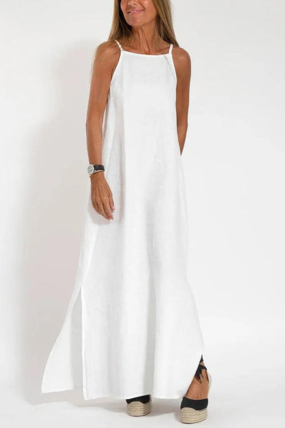 Vestido Zenith - Tela fresca y silueta recta relajante.