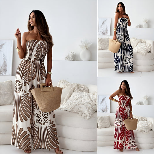 Mono Amelie - Estilo tropical sin mangas