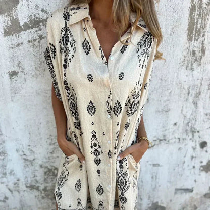 Vestido Místico - Estampado detallado y soltura única