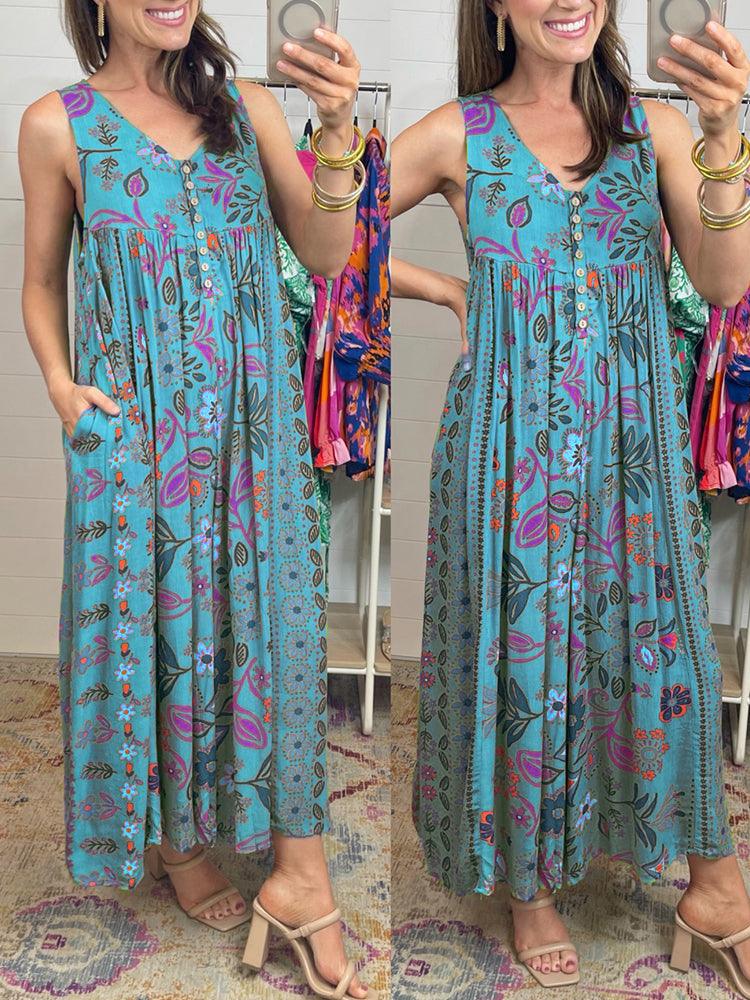 Mono Holgado con Estampado Floral Vintage